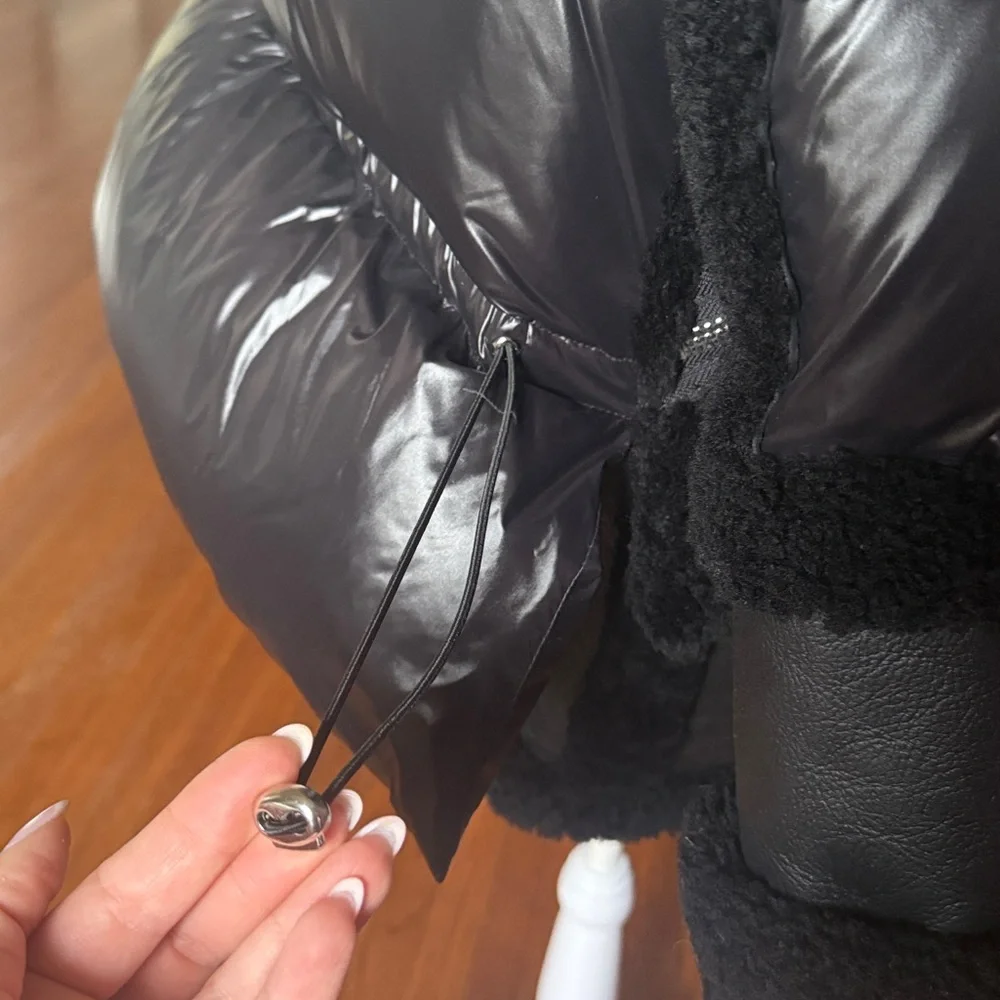 NEW NO TAG! Nicole Benisti Montaigne Shearling Coat - Picture 6 of 11